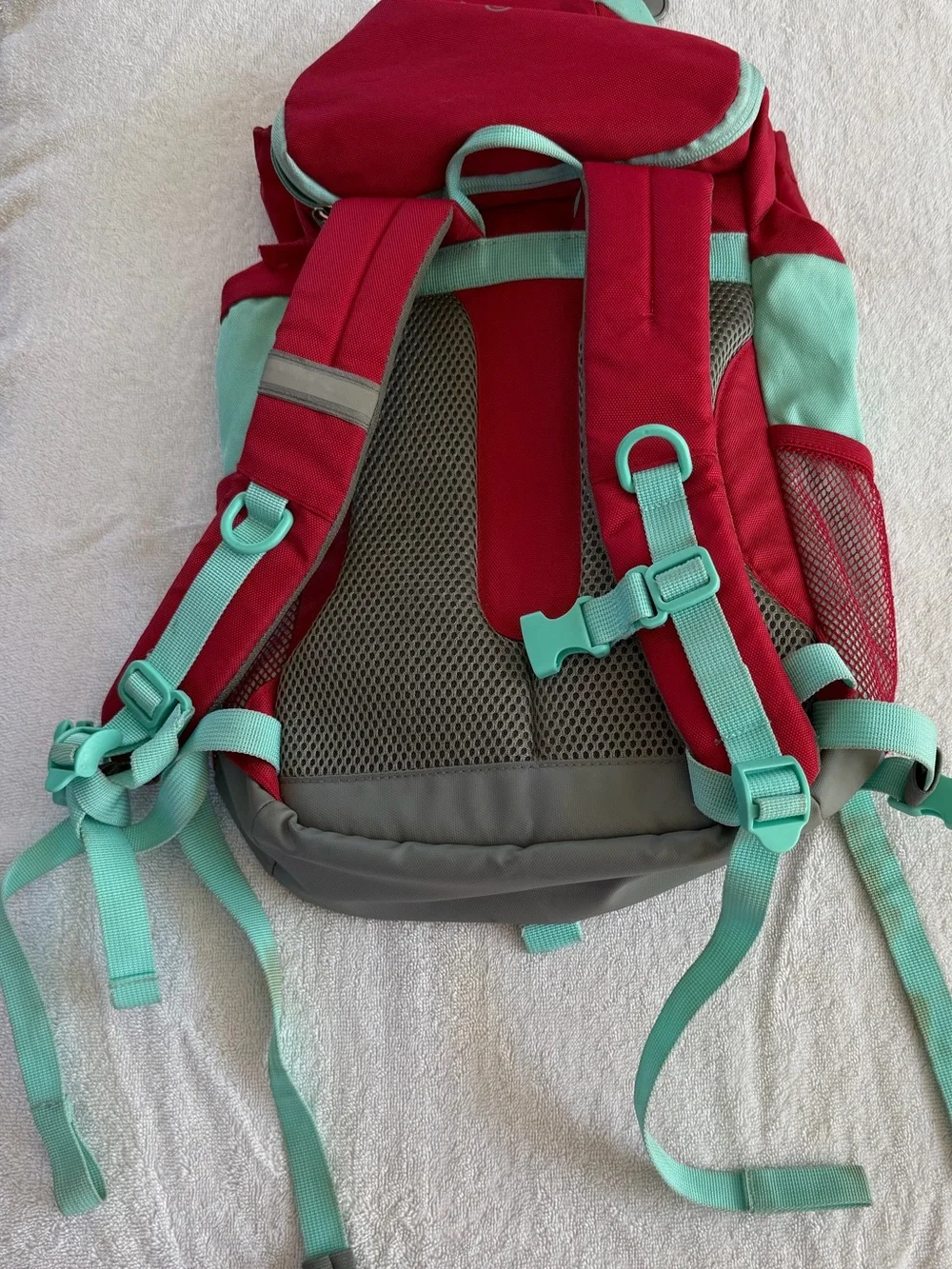 Kids Kilpi Red and Mint Toddler Backpack